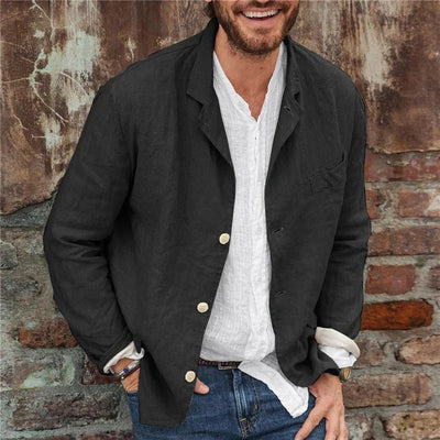 Men’s Linen Blazer Summer Jacket