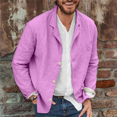 Men’s Linen Blazer Summer Jacket