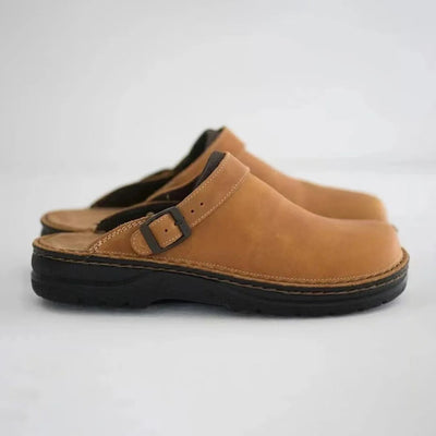 Men's Slides Leather Clogs