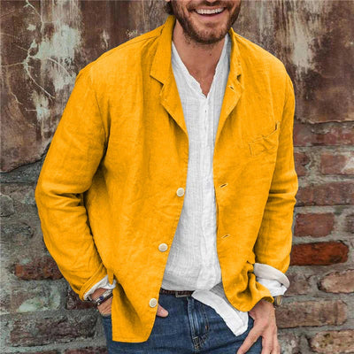 Men’s Linen Blazer Summer Jacket