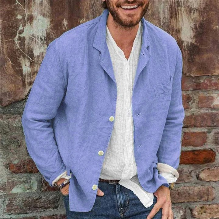 Men’s Linen Blazer Summer Jacket