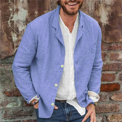 Men’s Linen Blazer Summer Jacket