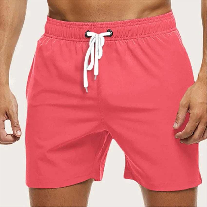 Men's Plain Colours Swim Trunks